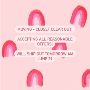 24 HR CLOSET CLEAR OUT!
